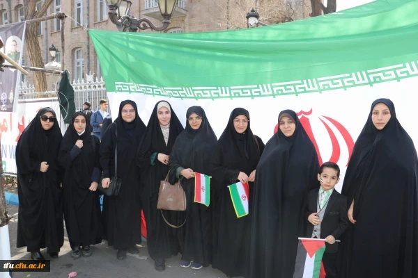 حضور گسترده خانواده بزرگ دانشگاه فرهنگیان آذربایجان شرقی در راهپیمایی روز جهانی قدس  5