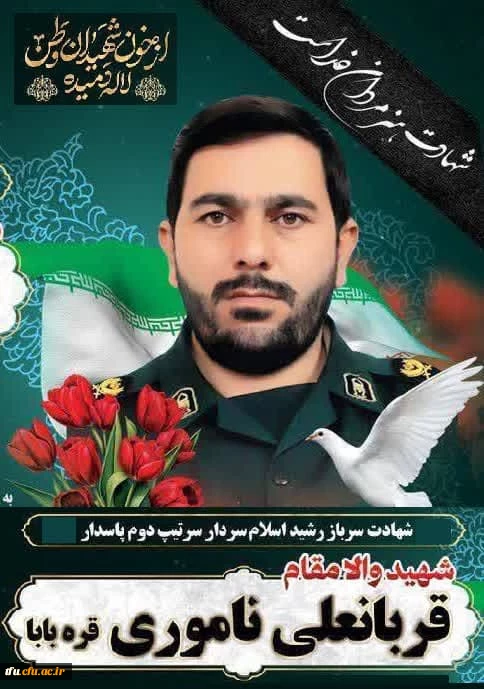 شهادت سرباز رشید اسلام سردار سرتیپ دوم پاسدار قربانعلی ناموری 2