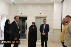 بازدید ریاست محترم دانشگاه فرهنگیان استان آقای دکتر یزدانی از قسمت های مختلف پردیس فاطمه الزهرا(س) 2