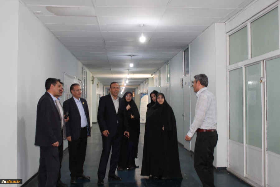 بازدید ریاست محترم دانشگاه فرهنگیان استان آقای دکتر یزدانی از بخش های مختلف پردیس 4