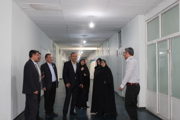 بازدید ریاست محترم دانشگاه فرهنگیان استان آقای دکتر یزدانی از قسمت های مختلف پردیس فاطمه الزهرا(س) 2