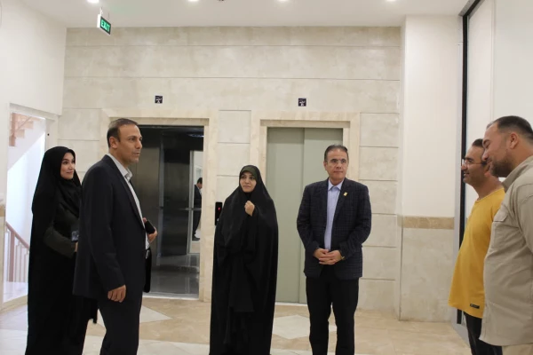 بازدید ریاست محترم دانشگاه فرهنگیان استان آقای دکتر یزدانی از قسمت های مختلف پردیس فاطمه الزهرا(س) 2