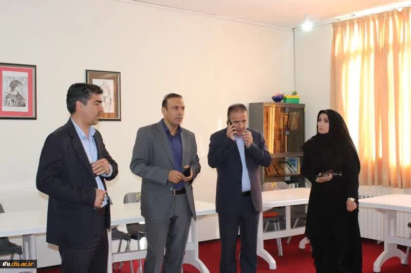 بازدید ریاست محترم دانشگاه فرهنگیان استان آقای دکتر یزدانی از پردیس فاطمه الزهرا(س) 2