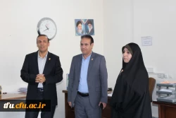 بازدید ریاست محترم دانشگاه فرهنگیان استان آقای دکتر یزدانی در آغاز سال تحصیلی جدید از پردیس 5