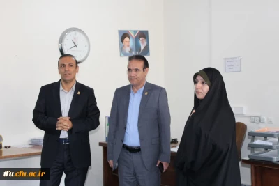 بازدید ریاست محترم دانشگاه فرهنگیان استان 