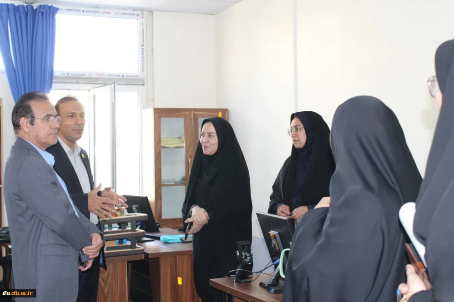 بازدید ریاست محترم دانشگاه فرهنگیان استان  3