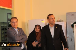 بازدید ریاست محترم دانشگاه فرهنگیان استان آقای دکتر یزدانی از قسمت های مختلف پردیس فاطمه الزهرا(س) 2