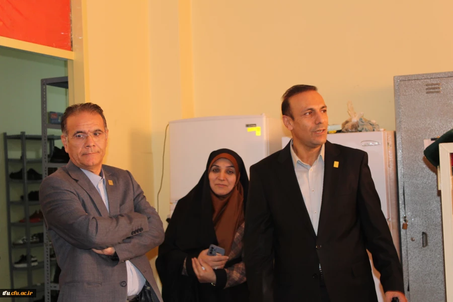 بازدید ریاست محترم دانشگاه فرهنگیان استان آقای دکتر یزدانی از قسمت های مختلف پردیس فاطمه الزهرا(س) 2