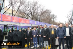 حماسه حضور اساتید و کارمندان و دانشجویان پردیس در خجسته سالروز پیروزی انقلاب 