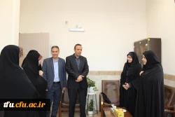 دیدار ریاست دانشگاه فرهنگیان از اساتید و کارکنان پردیس 2