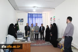 دیدار ریاست دانشگاه فرهنگیان از اساتید و کارکنان پردیس 6