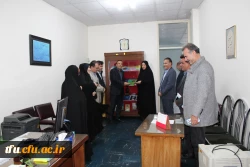 دیدار ریاست دانشگاه فرهنگیان از اساتید و کارکنان پردیس 10