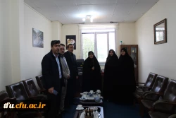 دیدار ریاست دانشگاه فرهنگیان از اساتید و کارکنان پردیس 12