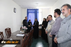 دیدار ریاست دانشگاه فرهنگیان از اساتید و کارکنان پردیس 13
