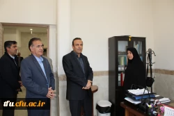 دیدار ریاست دانشگاه فرهنگیان از اساتید و کارکنان پردیس 14