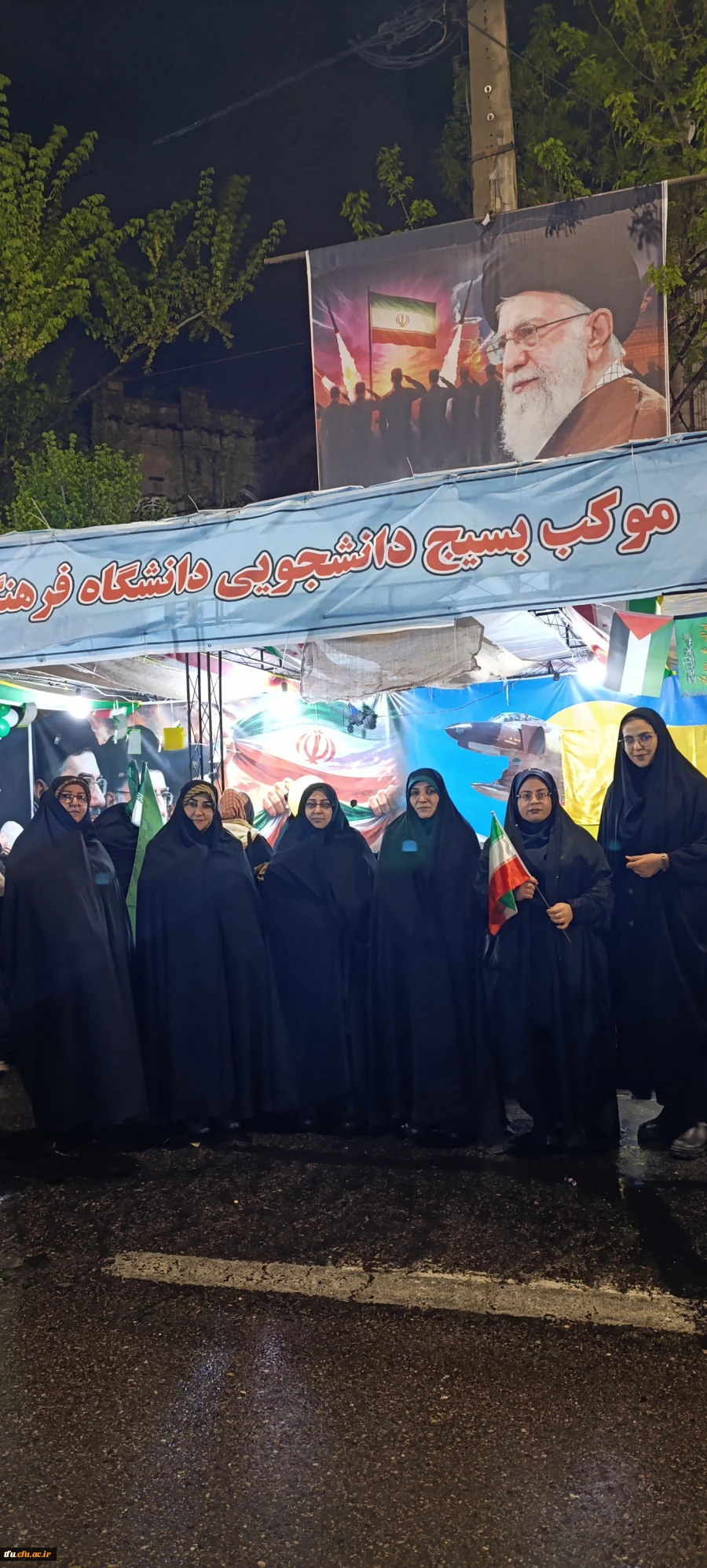 حضور مسئولان پردیس در غرفه دانشجو معلمان بسیجی  6